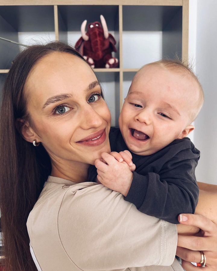 Ivana Bezdeda so synom Jakubkom.