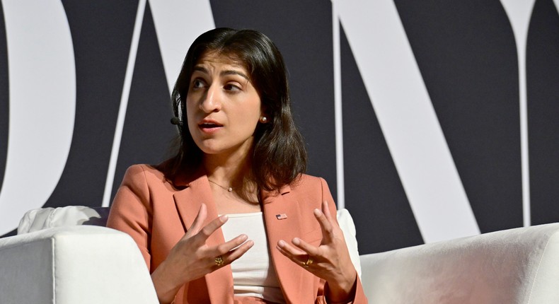 FTC chair Lina Khan at the 2024 Fast Company Innovation Event.Eugene Gologursky/Getty Images