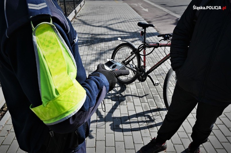 Policja kontrolowała także trzeźwość rowerzystów