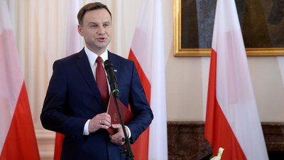 WARSZAWA ANDRZEJ DUDA AKT WYBORU NA PREZYDENTA