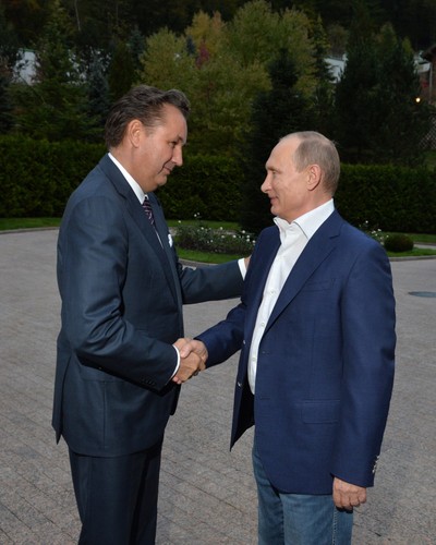 Władimir Putin i Bo Andersson szef AvtoVAZ