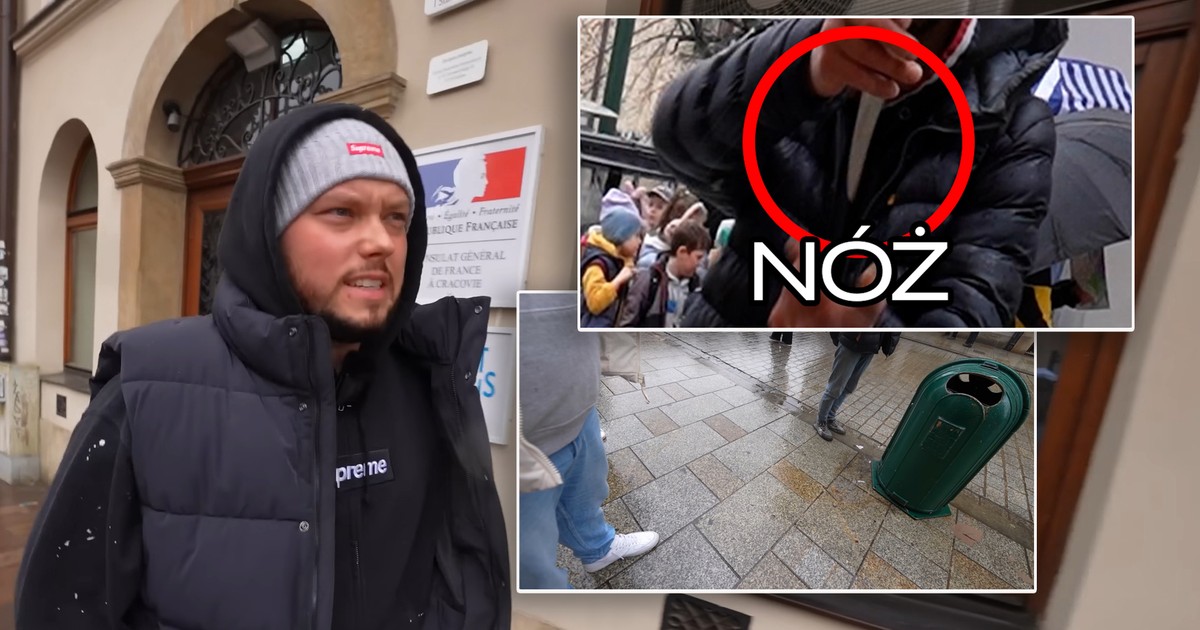 Krakowski napastnik grożący nożem Książulowi zostanie deportowany