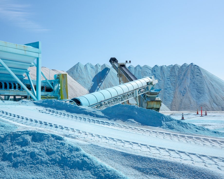 Driving by the mine above ground, you would never know that it's there. "Manufacturing equipment and detritus is pretty common in Cleveland, so I don't think people think too much into this," Rhodes said. "I'm not sure that people connect the large piles of salt to the massive mining operation happening 2,000 feet below the lake."