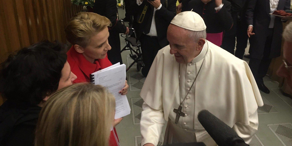 Polska posłanka spotkała się z papieżem. Co mu przekazała?