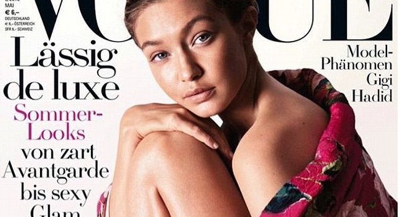 Gigi Hadid covers German Vogue