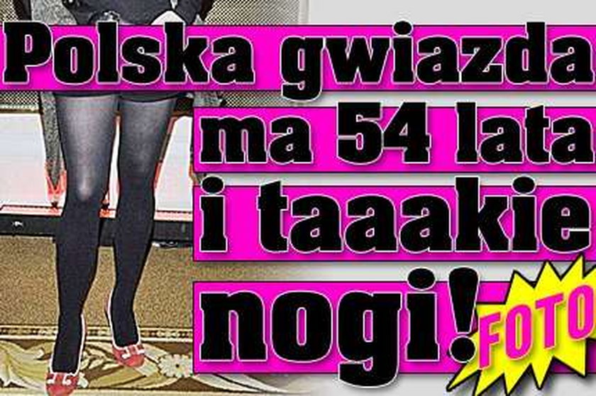 Polska gwiazda ma 54 lata i taaakie nogi! FOTO