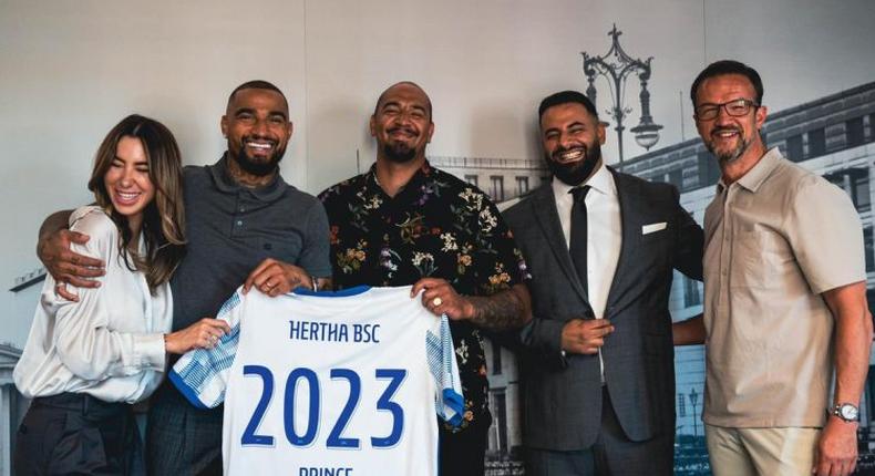 Kevin-Prince Boateng extends contract with Hertha Berlin