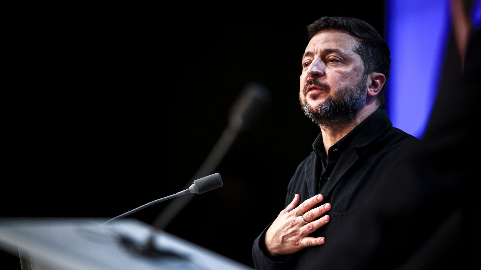 Volodymyr Zelenskyj na samite EÚ
