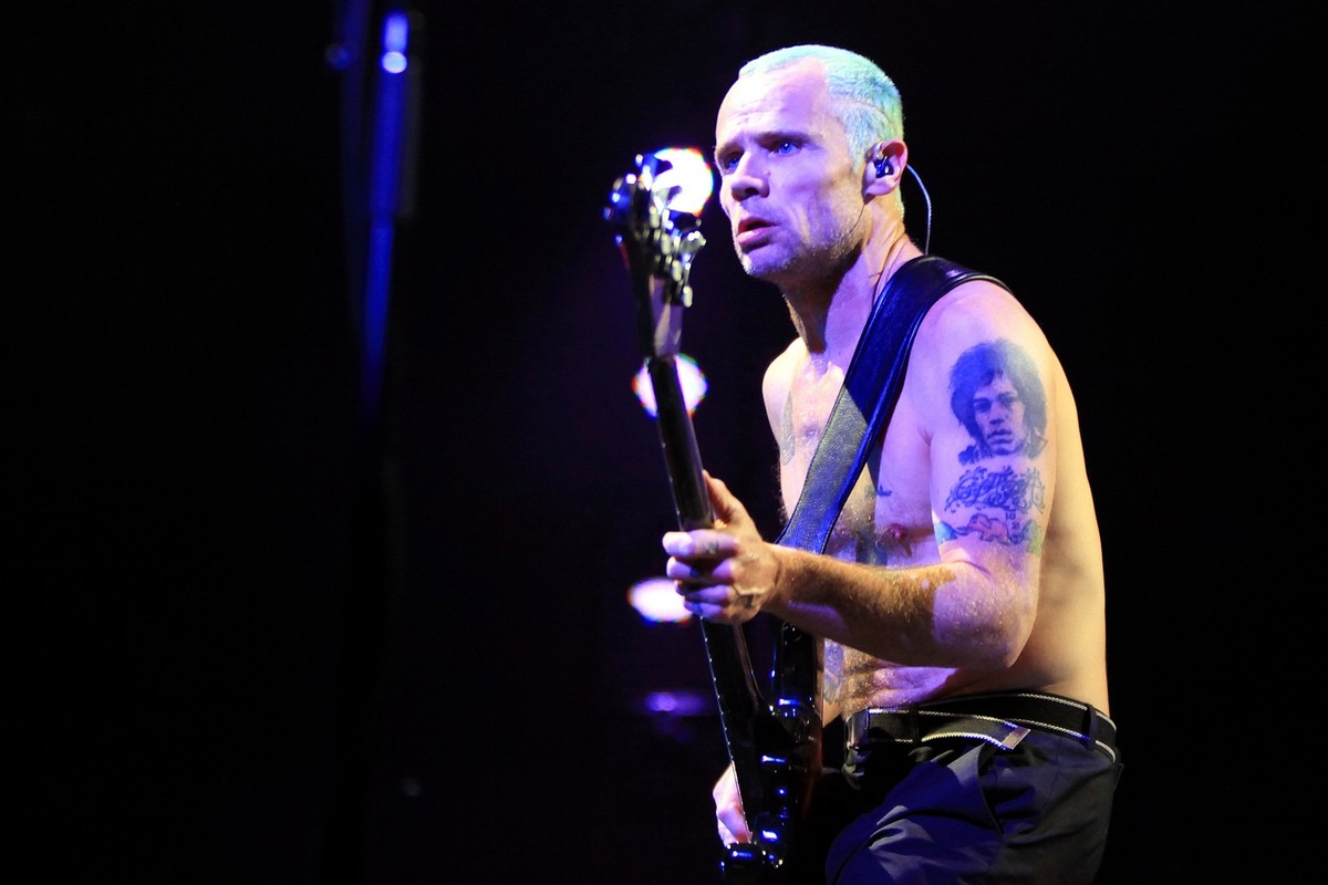 Michael "Flea" Balzary z Red Hot Chili Peppers