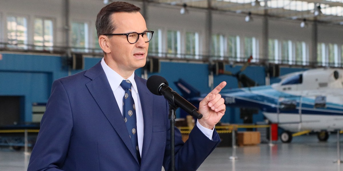 Premier Mateusz Morawiecki. 