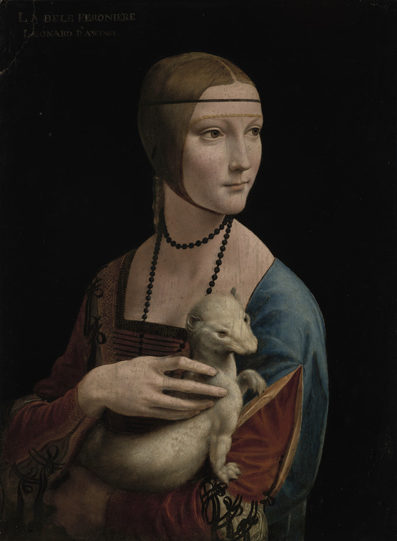 Muzeum Książąt Czartoryskich otwarte po blisko dekadzie. Na zdj. obraz Leonarda da Vinci "Dama z gronostajem – portret Cecylii Gallerani" (ok. 1490)