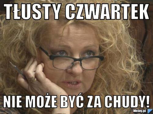 Memy na tłusty czwartek