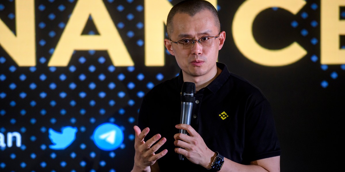  prezes Binance Changpeng "CZ" Zhao