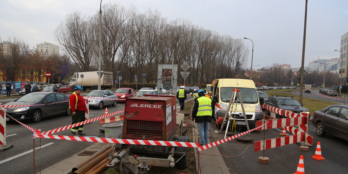 Awaria sieci ciepłowniczej na Mokotowie