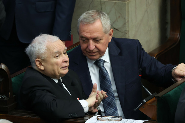 Jarosław Kaczyński i Henryk Kowalczyk