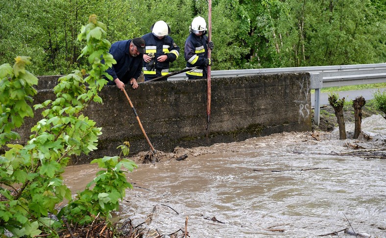 Podtopienia na Podkarpaciu