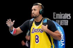 Australian Open: Kyrgios wyszedł na kort w koszulce Bryanta