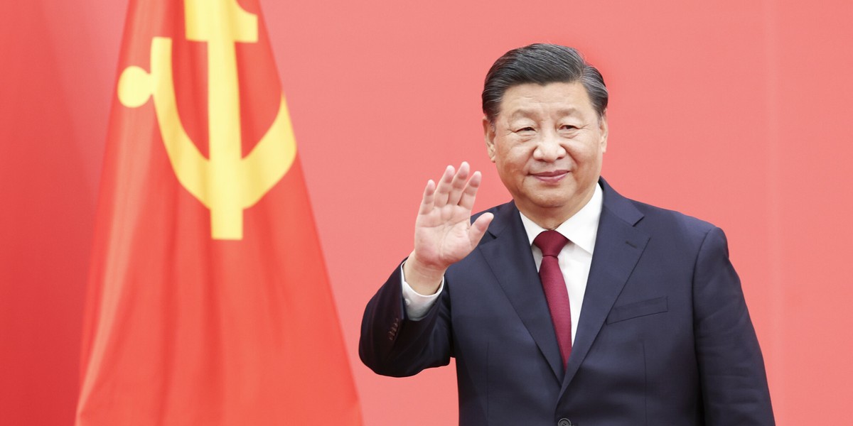 Przywódca Chin Xi Jinping.