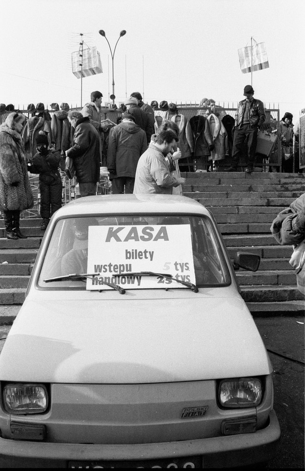 Stadion Dziesięciolecia  28.02.1993 r.