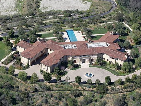 According to TMZ, the palatial home is insanely spacious with 8 bedrooms and 12 bathrooms. [TMZ]