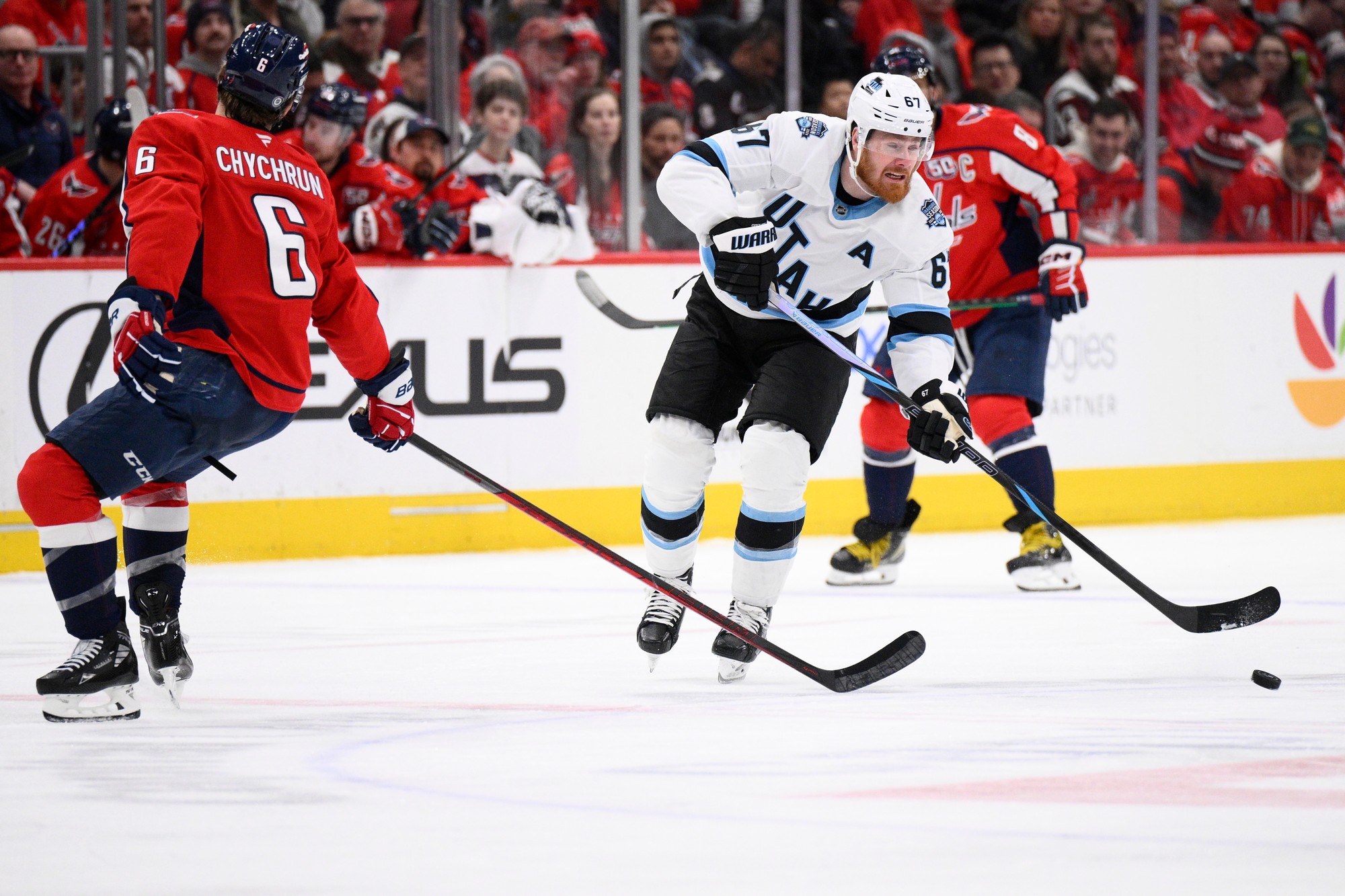 Zápas NHL: Washington Capitals - Utah Hockey Club.