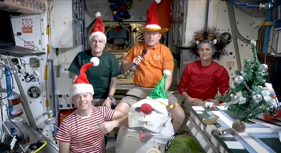 Buč Vilmor i Suni Vilijams u svemiru su čekali Novu godinu