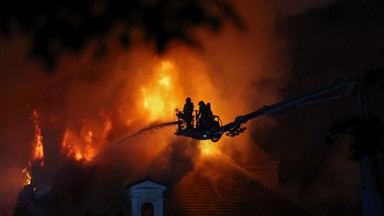 Spłonął barokowy pałac pod Poznaniem