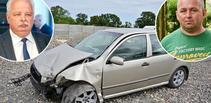 Mercedes z ministrem z PiS uderzył w skodę pana Marcina. "Mam żal. Nie było żadnej reakcji"[WIDEO]