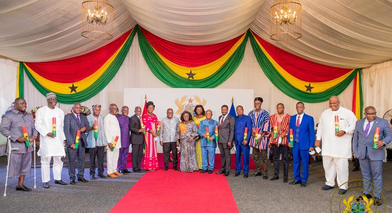 Nana Addo with ministers