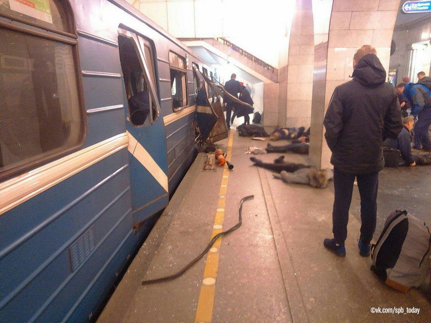 Zamach w metrze w Petersburgu