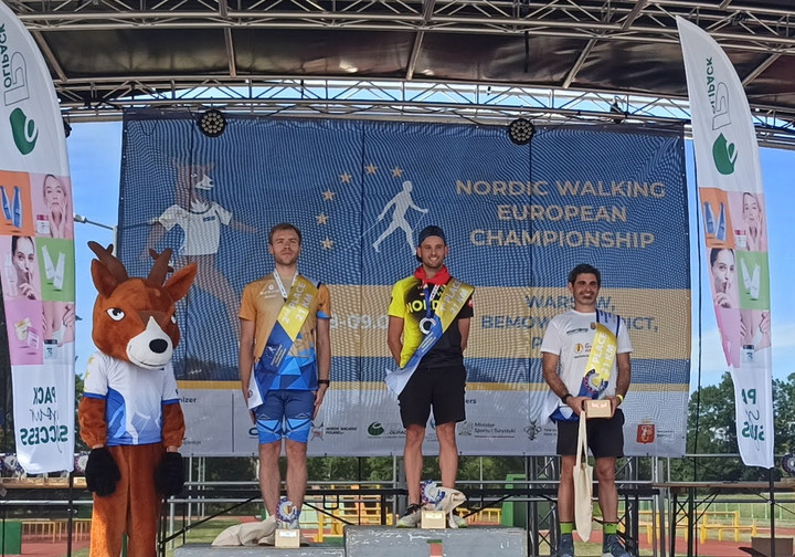Piotr Wetoszka - wicemistrz świata w nordic walking