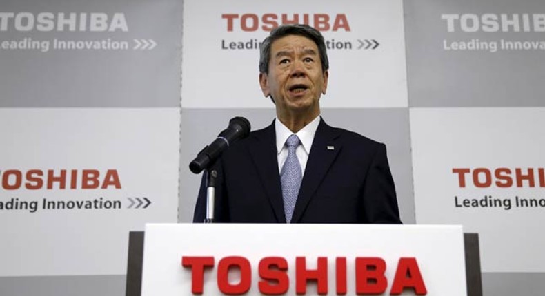 Toshiba CEO, Hisao Tanaka will be stepping down in September.