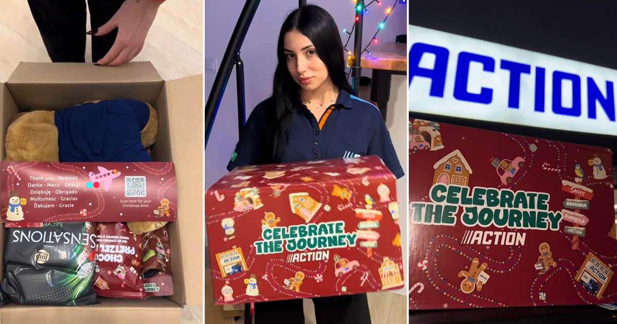 Pokazała, co Action daje pracownikom na święta. Paczka robi wrażenie?