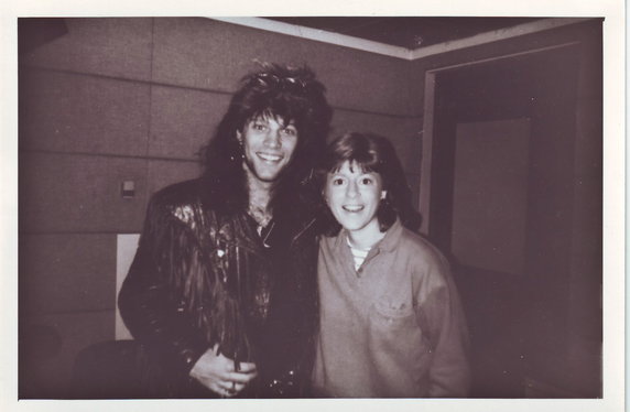 Jon Bon Jovi  i Louise Palanker - lata 80