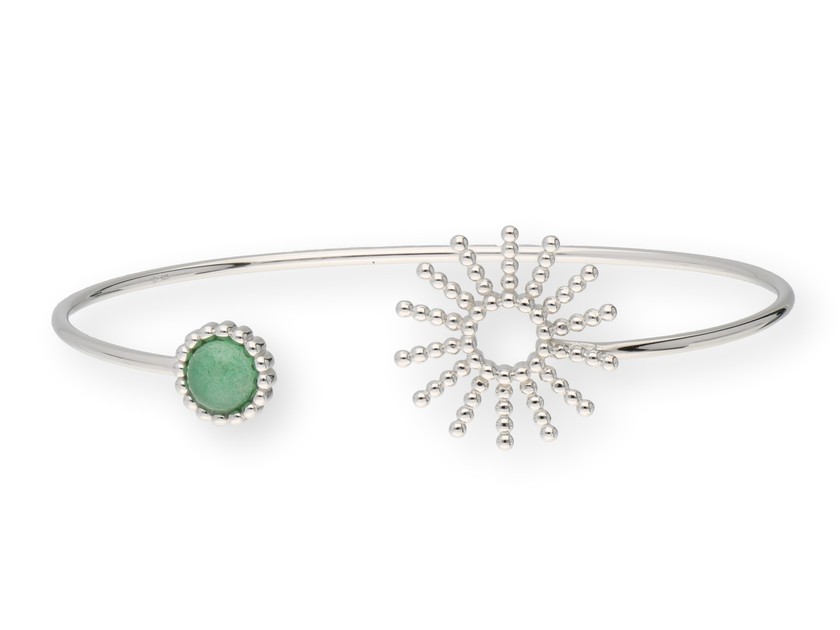 Festlicher «Mondstein»-Armreif aus Silber 925 von Carat für 129 Franken. 