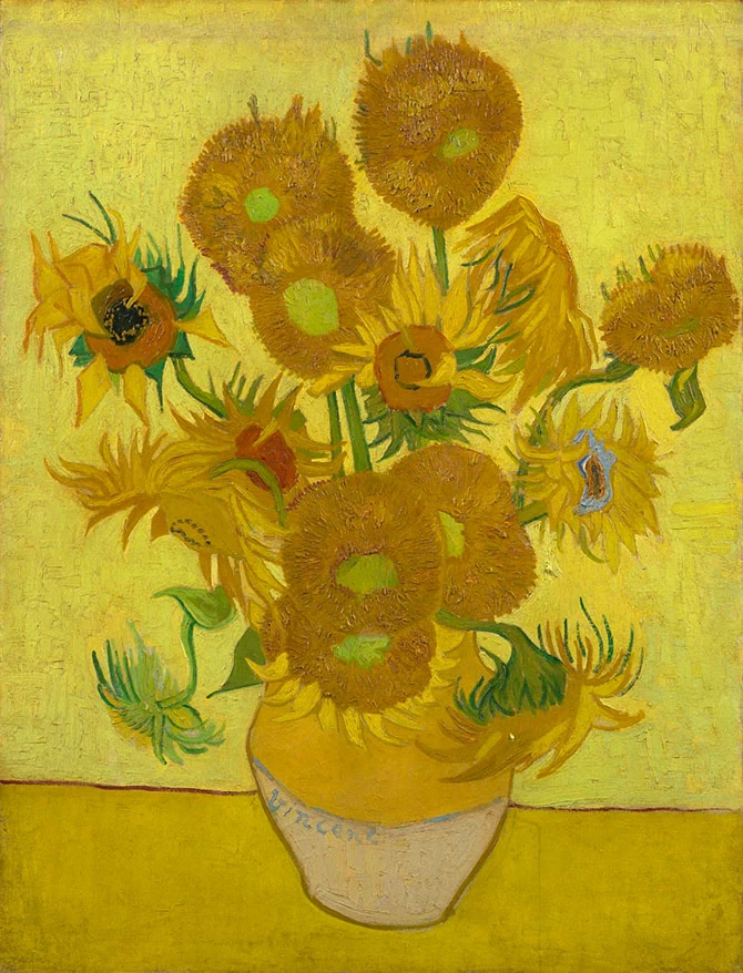 Vincent van Gogh "Słoneczniki" ze zbiorów Muzeum Van Gogha