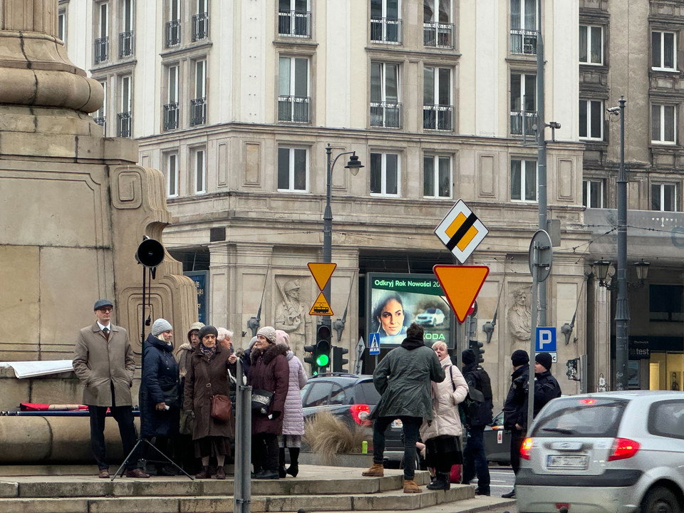 Protest katolików przed warszawską restauracją Madonna