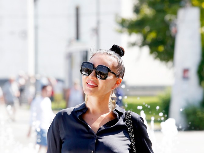 Svetlana Ceca Ražnatović ispred Hrama Svetog Save u Beogradu