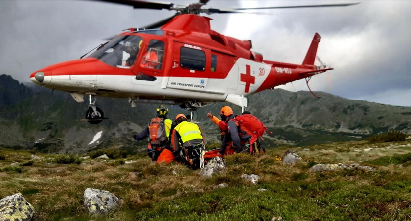 Tatry. 49-letnia turystka zmarła pod Krywaniem. Pogoda opóźniła akcję