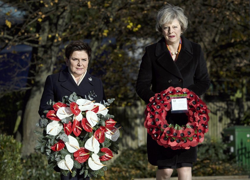 Szydło w Londynie