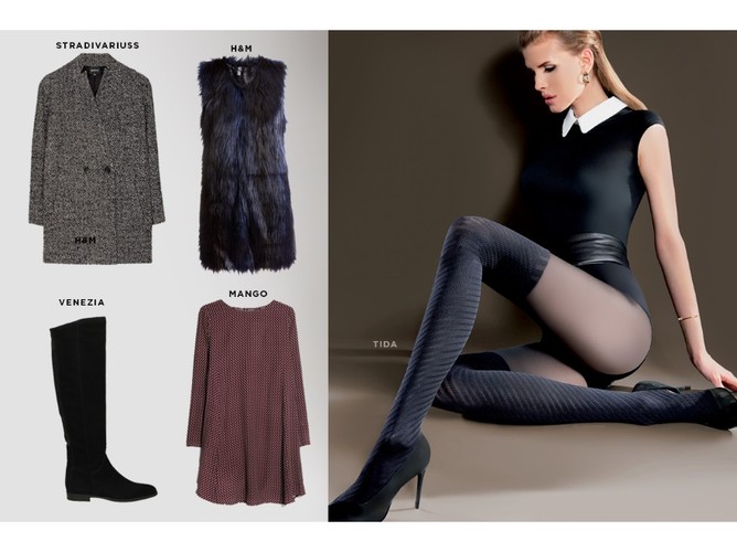 Modne rajstopy na jesień 2014 - jak je nosić?