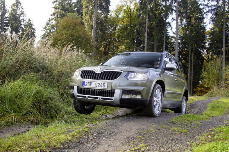 Skodą Yeti po bezdrożach