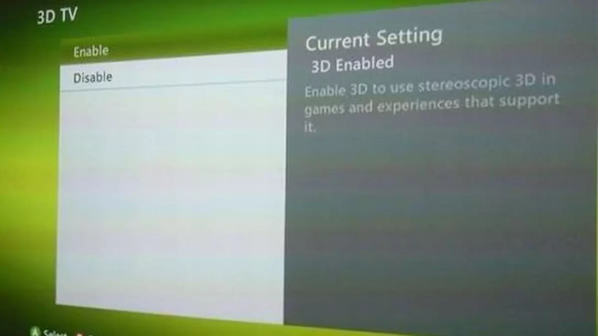 Xbox 360 dostanie w końcu wsparcie grafiki 3D