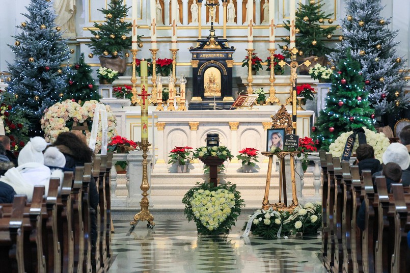 Pogrzeb Eweliny Slotaly na warszawskich Starych Powazkach