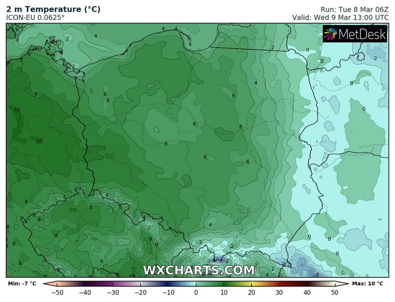 Na wschodzie zaznaczy się już ochłodzenie