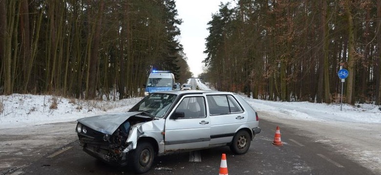 Nic dziwnego, że kierowca Golfa TO zrobił. Skoro potem zabrakło skali w alkomacie...