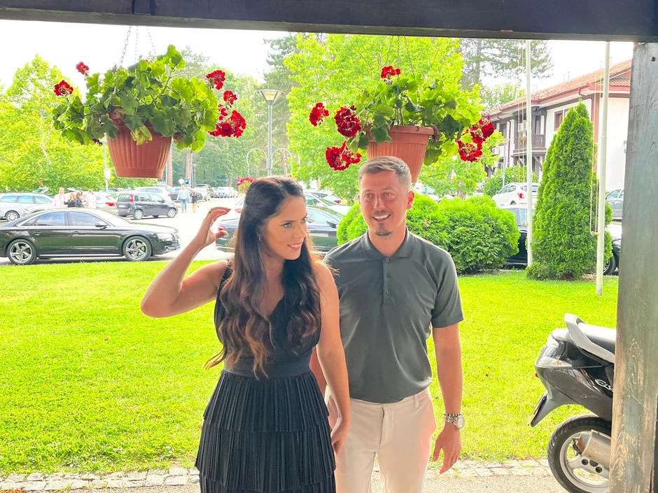 Milan Dinčić Dinča sa ženom