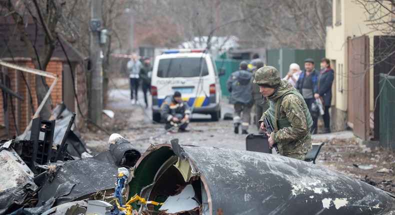 Russia invaded Ukraine Thursday, shelling key strategic targets.