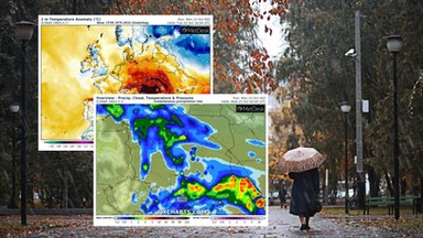 Mamy prognozę pogody na koniec października. Na mapach widać nie tylko ulewy