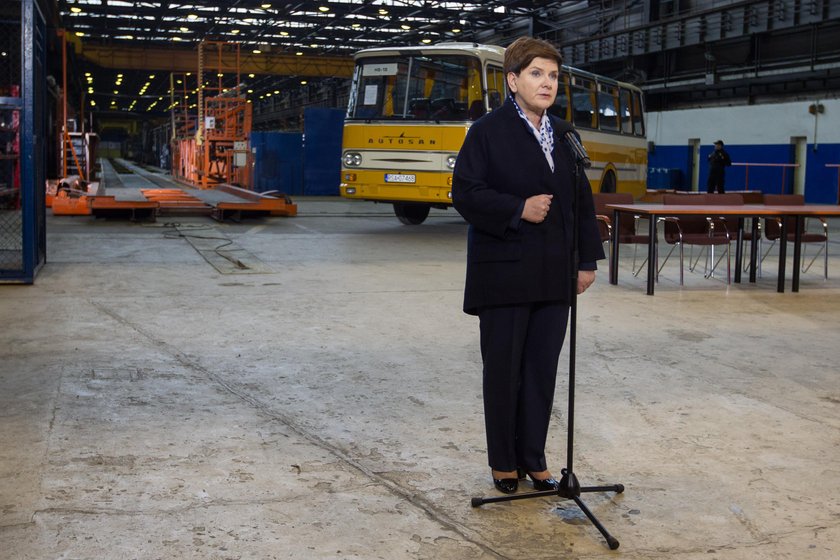 Beata Szydło w Fabryce Autosan